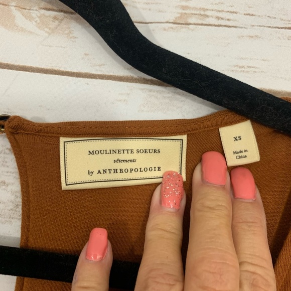 Moulinette Soeurs Anthro Alisande Rust Jumpsuit - Picture 7 of 7